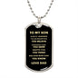 To My Son Love Dad | Dog Tag