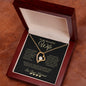 To My Beautiful Wife | Forever Love Necklace