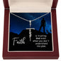 Faith | Graduation | Easter | Birthday | Faith Cross Necklace