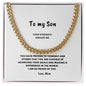 To my Son | Cuban Link Chain