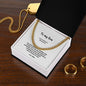 To my Son | Cuban Link Chain