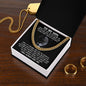 To my Son | Graduation | Birthday | Cuban Link Chain
