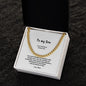 To my Son | Cuban Link Chain