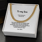 To my Son | Cuban Link Chain