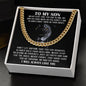 To my Son | Graduation | Birthday | Cuban Link Chain