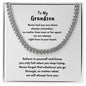 To My Grandson | Birthday | Easter | Graduation | Cuban Link Chain