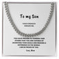 To my Son | Cuban Link Chain