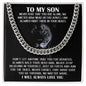 To my Son | Graduation | Birthday | Cuban Link Chain