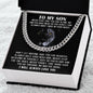 To my Son | Graduation | Birthday | Cuban Link Chain