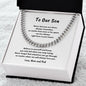 To Our Son | Graduation | Birthday | Easter | Cuban Link Chain