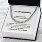 To my Husband | Cuban Link Chain