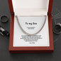 To my Son | Cuban Link Chain