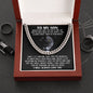 To my Son | Graduation | Birthday | Cuban Link Chain