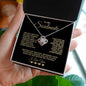To my Soulmate | My Forever Valentine | Love Knot Necklace