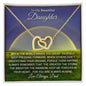 To my Daughter | Birthday | Graduation | Easter | Interlocking Hearts Necklace
