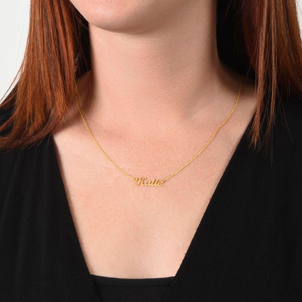 To my Beautiful Daughter | Easter | Graduation | Birthday | Custom Name Necklace