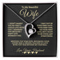To My Beautiful Wife | Forever Love Necklace
