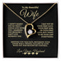 To My Beautiful Wife | Forever Love Necklace