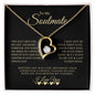 To My Soulmate | I Love You | Forever Love Necklace