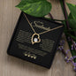 To My Soulmate | I Love You | Forever Love Necklace