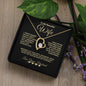 To My Beautiful Wife | Forever Love Necklace