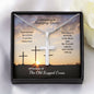 Easter | Faith | Family | Stainless Cross Necklace