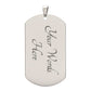 To My Son -Love Dad | Dog Tag