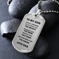To My Son -Love Dad | Dog Tag