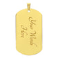To My Son -Love Dad | Dog Tag