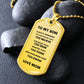 To My Son Love Mom | Dog Tag