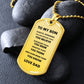 To My Son -Love Dad | Dog Tag