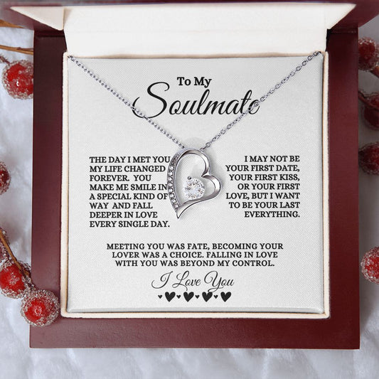 To My Soulmate | Forever Love Necklace | Happy Valentine's Day!