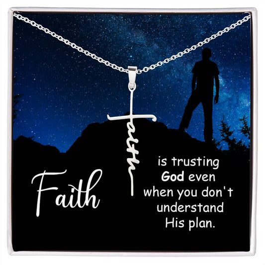 Faith | Graduation | Easter | Birthday | Faith Cross Necklace