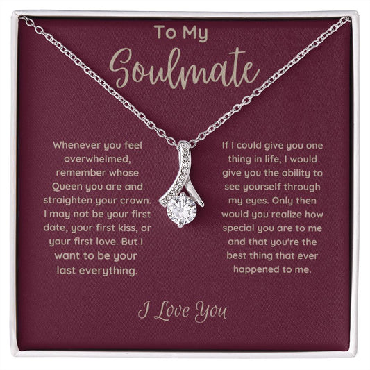 To my Soulmate | Happy Valentine's Day | Alluring Beauty Necklace