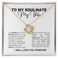 To my Wife | Soulmate | Love Knot Necklace