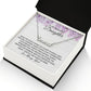 To my Beautiful Daughter | Easter | Graduation | Birthday | Custom Name Necklace