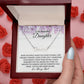 To my Beautiful Daughter | Easter | Graduation | Birthday | Custom Name Necklace