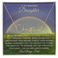 To my Daughter | Easter | Graduation | Celebrate | Signature Name Necklace