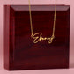 To my Daughter | Easter | Graduation | Celebrate | Signature Name Necklace