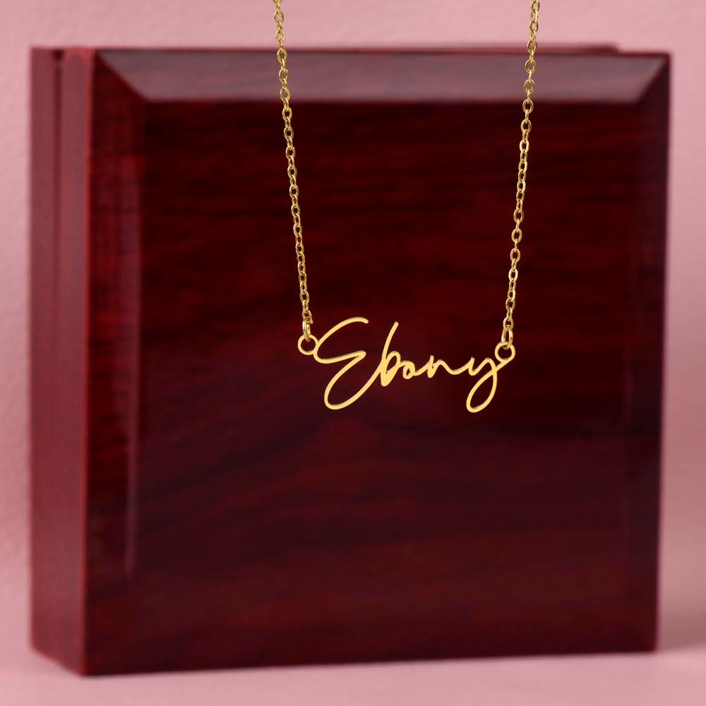 To my Daughter | Easter | Graduation | Celebrate | Signature Name Necklace