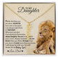 To my Daughter | Vertical Name Necklace | Graduation | Birthday